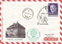 54. Ballonpost Mettmach 25.10.1975 D-ERGEE IV Brief